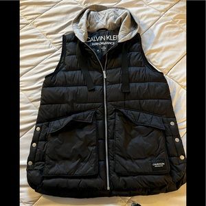 Calvin Klein performance vest with hood. Brand new without tags.